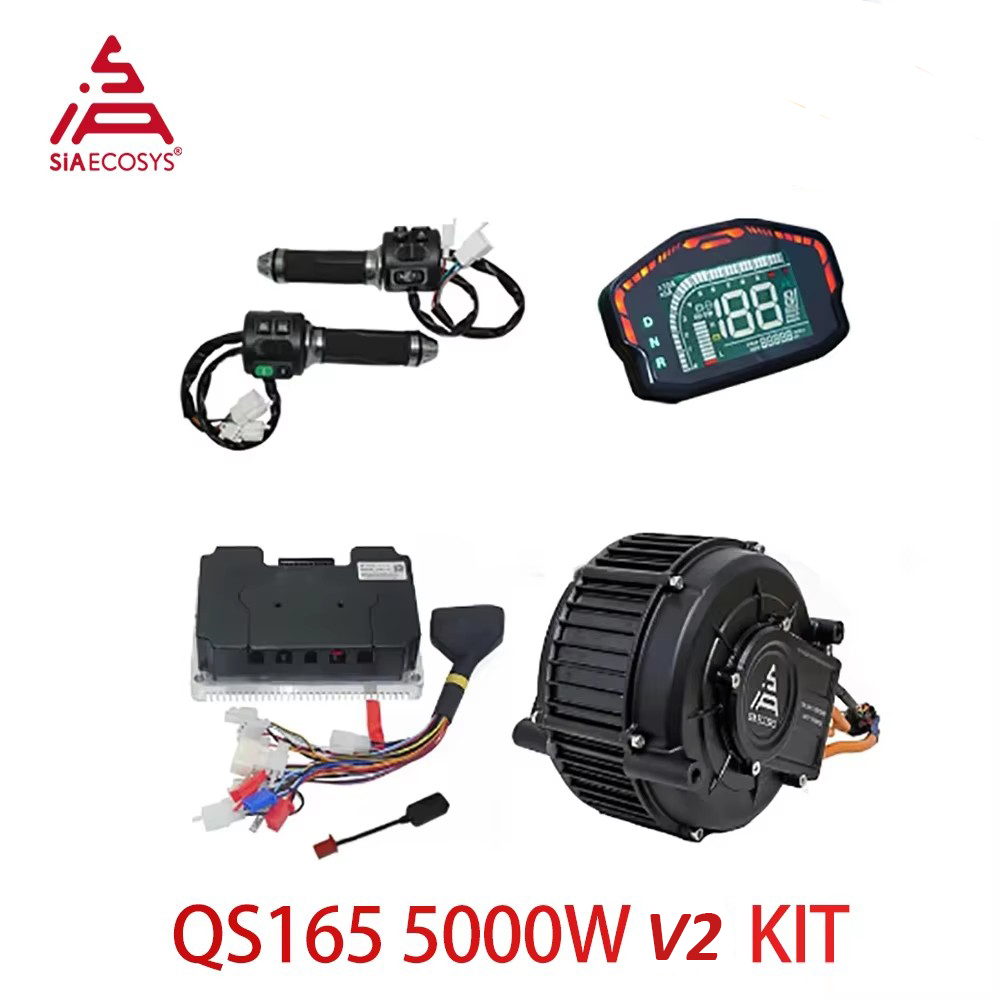Mid Drive Motor Kit 72V 5000W - Zestaw silnika QS165 V2 5000W 72V