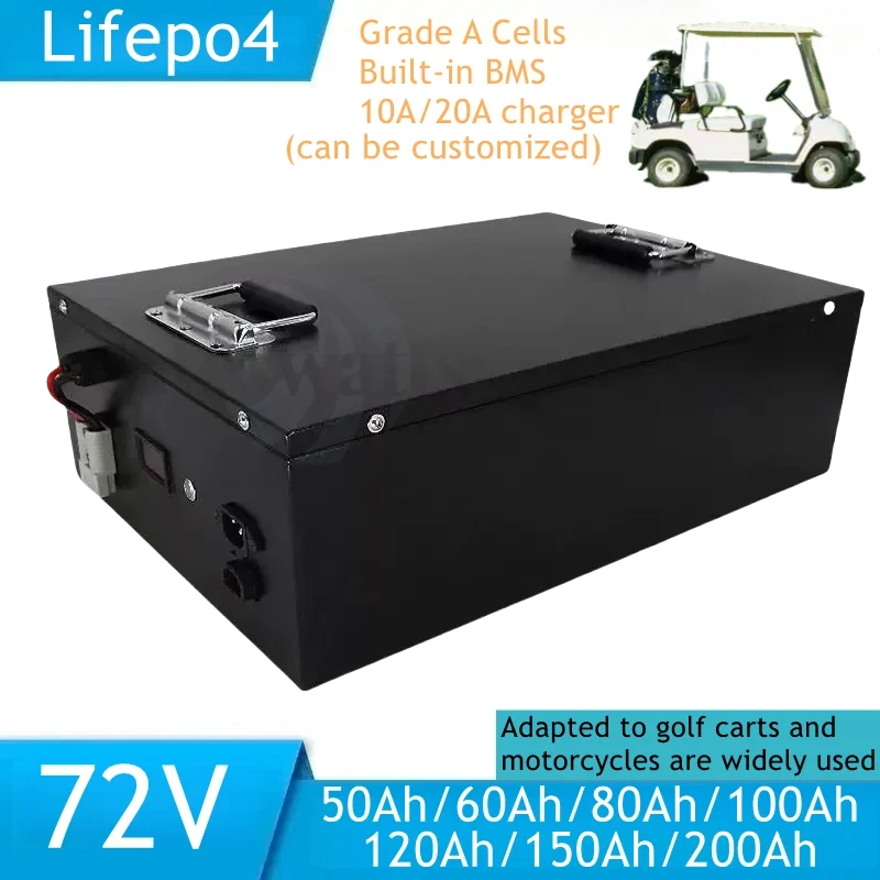 Lifepo4 72V 100Ah Battery Pack Ev - Akumulator LiFePO4 72V z Bluetooth BMS