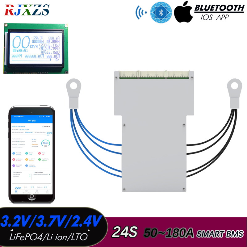 Smart Bms 24S 200A Bluetooth Lifepo4 - 8S do 20S 22S 24S SMART
